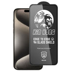 Pellicola in vetro temperato curvo HD per iPhone 15 Pro