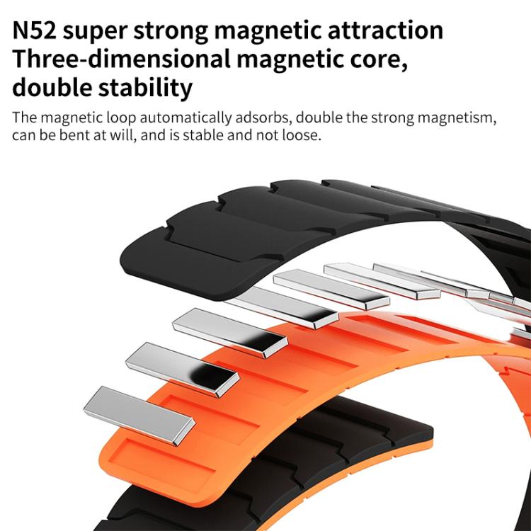 Cinturino magnetico in silicone xDfind per Huawei Watch GT5 / GT4, 22mm, 20mm