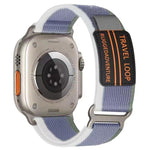 Cinturino per orologio xDfind a doppia sezione con fibbia in metallo e passante in nylon intrecciato., For Apple Watch 46mm / 49mm / 45mm / 44mm, For Apple Watch 42mm / 41mm / 40mm / 38mm