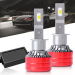2 lampadine a LED per fari auto da 25W 2500lm 6000K, 9004, 9005, 9006, 9007, H1, H4, H7, H11, H13