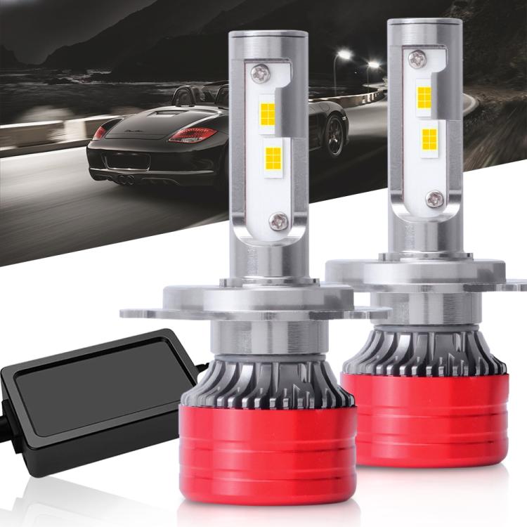 2 lampadine a LED per fari auto da 25W 2500lm 6000K, 9004, 9005, 9006, 9007, H1, H4, H7, H11, H13