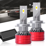 2 lampadine a LED per fari auto da 25W 2500lm 6000K, 9004, 9005, 9006, 9007, H1, H4, H7, H11, H13