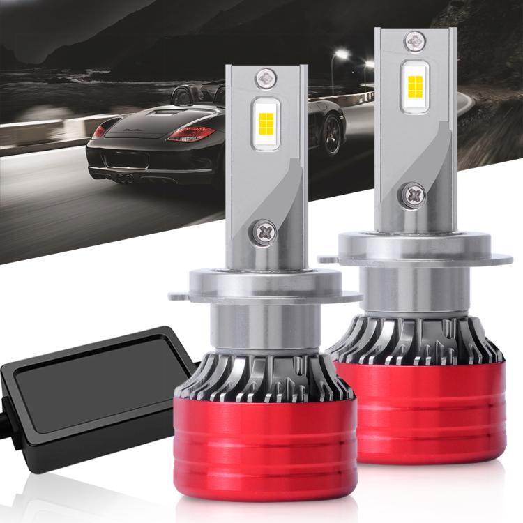 2 lampadine a LED per fari auto da 25W 2500lm 6000K, 9004, 9005, 9006, 9007, H1, H4, H7, H11, H13