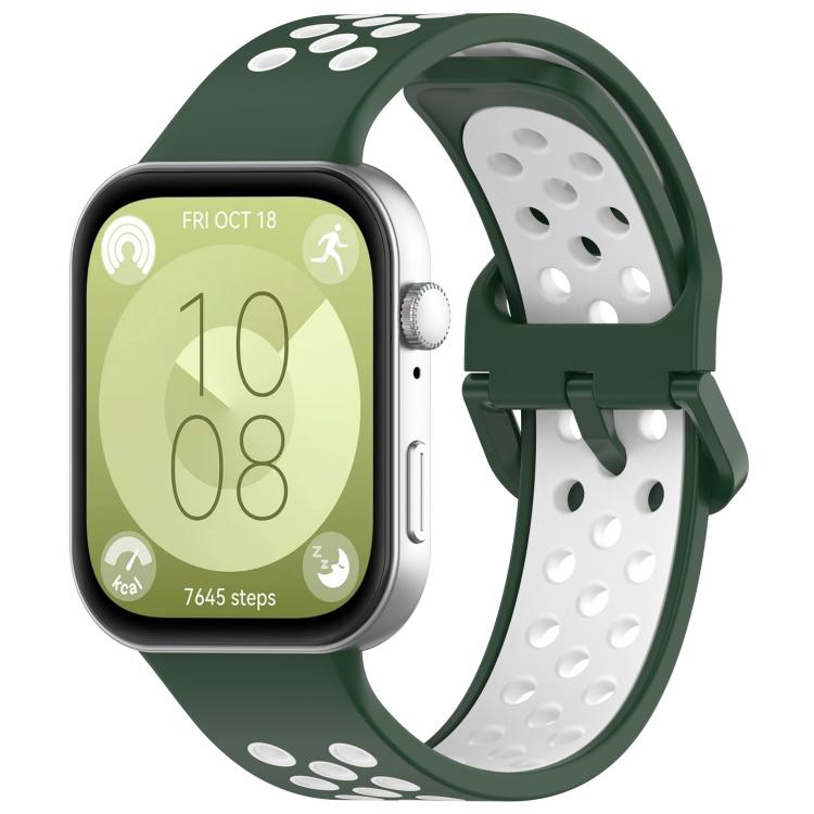 Cinturino per orologio sportivo in silicone bicolore xDfind, For Huawei Watch Fit 5 / Fit 5 Pro / Fit 4
