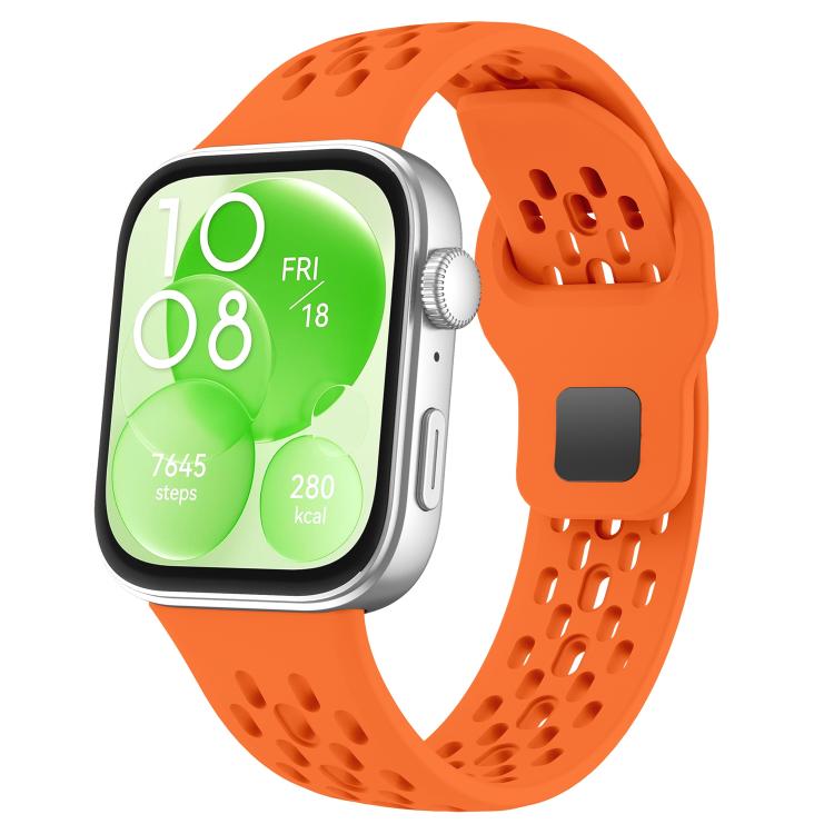 Cinturino per orologio in silicone con fibbia inversa a rete xDfind, For Huawei Watch Fit 5 / Fit 5 Pro / Fit 4