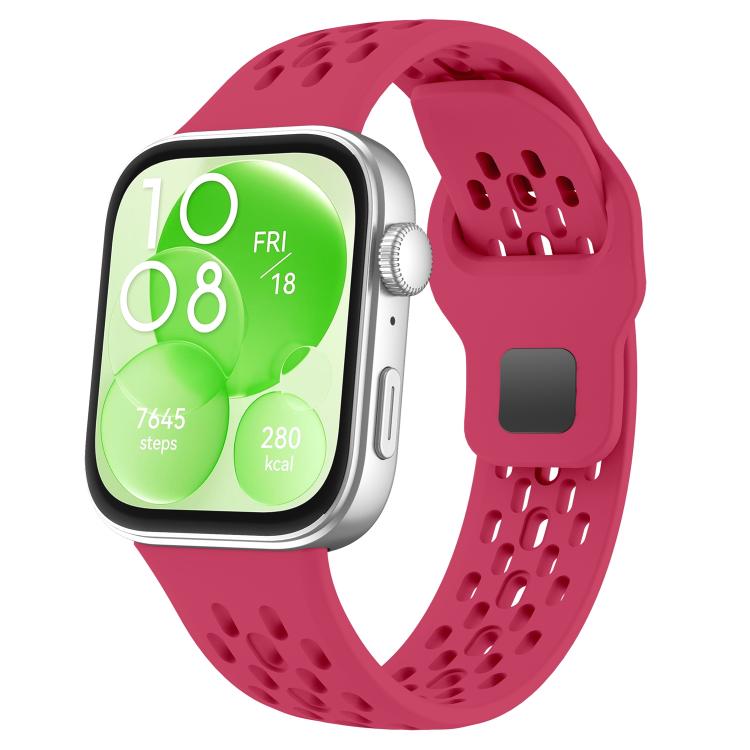 Cinturino per orologio in silicone con fibbia inversa a rete xDfind, For Huawei Watch Fit 5 / Fit 5 Pro / Fit 4