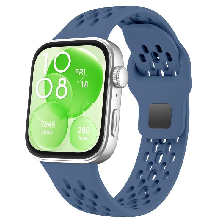 Cinturino per orologio in silicone con fibbia inversa a rete xDfind, For Huawei Watch Fit 5 / Fit 5 Pro / Fit 4
