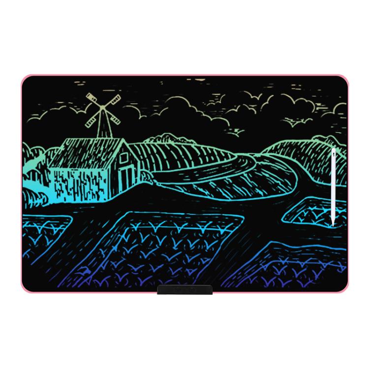 Lavagna LCD ricaricabile per bambini per disegnare e fare graffiti., 16 inch Pink / Color Writing, 16 inch Pink / Green Writing, 16 inch Black / Color Writing, 16 inch Black / Green Writing, 16 inch Yellow / Color Writing, 16 inch Yellow / Green Writin...