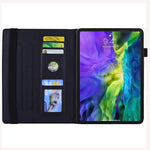 Custodia flip in pelle con slot carte per iPad Air 11" e Galaxy T