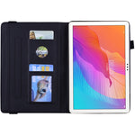Custodia portafoglio in pelle con supporto per tablet