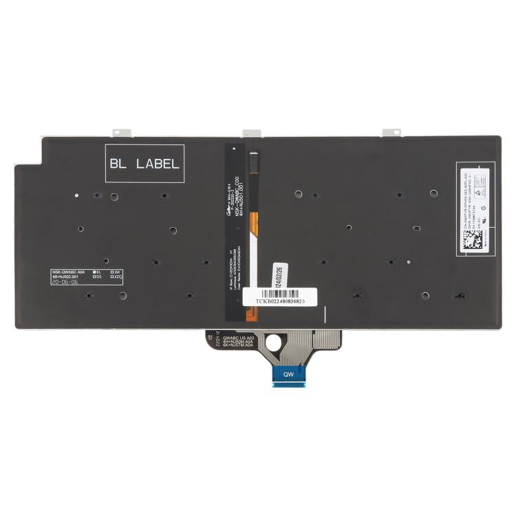 Tastiera retroilluminata per laptop Dell Latitude 5320 7320, versione USA., For Dell Latitude 5320 7320