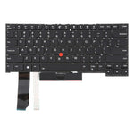 Tastiera retroilluminata per laptop con puntatore, versione USA, per Lenovo Thinkpad E480 E485 E490 E495 E490S L380 L480 L390 L490 R480 R490 T480S T490 T495 01YP360, For Lenovo Thinkpad E480 E485