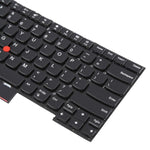 Tastiera retroilluminata per laptop con puntatore, versione USA, per Lenovo Thinkpad E480 E485 E490 E495 E490S L380 L480 L390 L490 R480 R490 T480S T490 T495 01YP360, For Lenovo Thinkpad E480 E485
