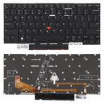 Tastiera retroilluminata per laptop con puntatore, versione USA, per Lenovo IBM ThinkPad X1C X1 Carbon 9a generazione 10a generazione 2021/2022 TP00129A TP00129B, For Lenovo IBM ThinkPad X1C X1 carbon 9th