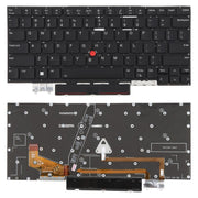 Tastiera retroilluminata per laptop con puntatore, versione USA, per Lenovo IBM ThinkPad X1C X1 Carbon 9a generazione 10a generazione 2021/2022 TP00129A TP00129B, For Lenovo IBM ThinkPad X1C X1 carbon 9th