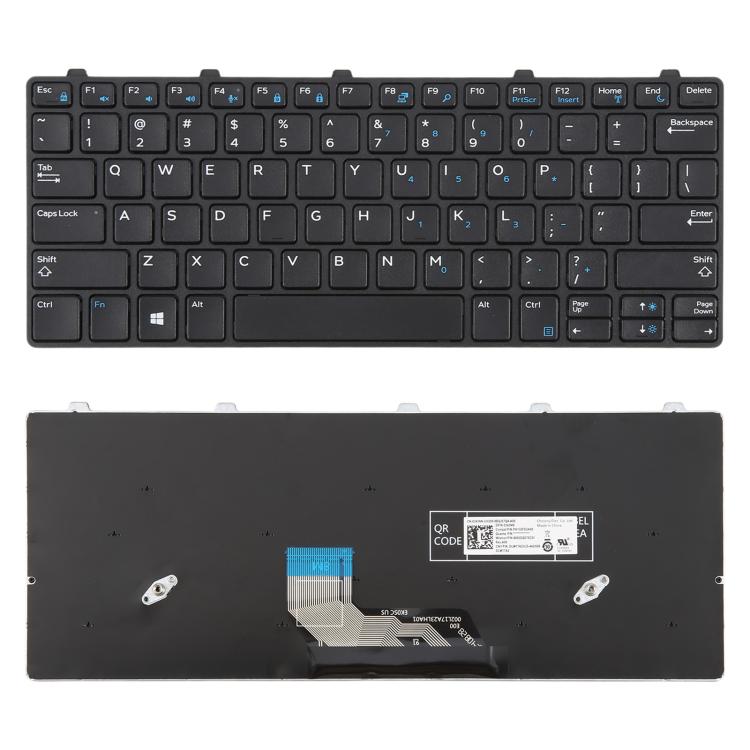 Tastiera per laptop in versione USA per Dell Latitude 3180 3189 3380, For Dell Latitude 3180 3189 3380