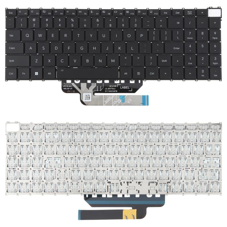 Tastiera per laptop versione USA per Honor MagicBook X16 2022 PRO BRN-F56 G561 H76 G56 F561, For Honor MagicBook X16 2022 PRO