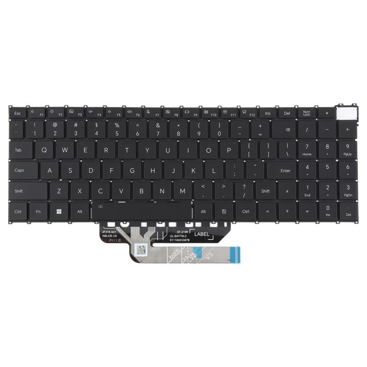Tastiera per laptop versione USA per Honor MagicBook X16 2022 PRO BRN-F56 G561 H76 G56 F561, For Honor MagicBook X16 2022 PRO