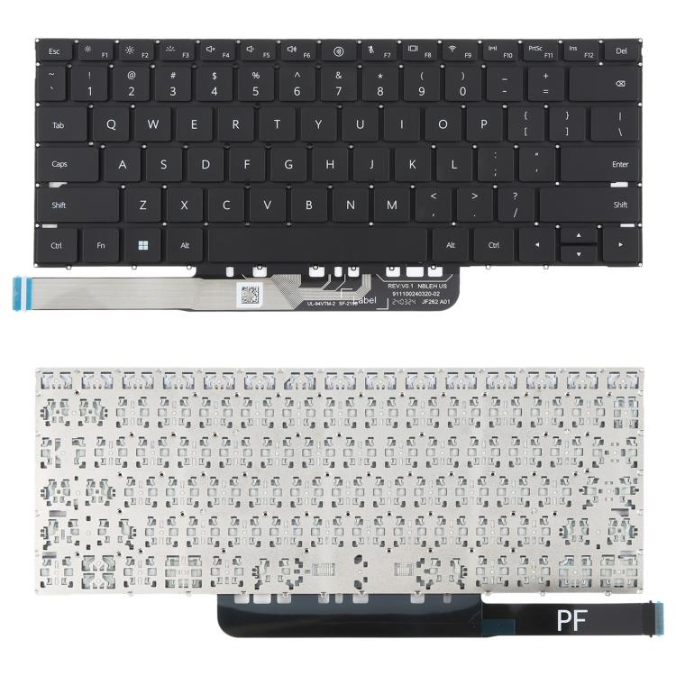 Tastiera per laptop versione USA per Huawei Matebook D14 D15 2023 MDF-16 MDG-16 MDG-24 FLMH-16 FLMH-32, For Huawei Madebook D14 D15 2023