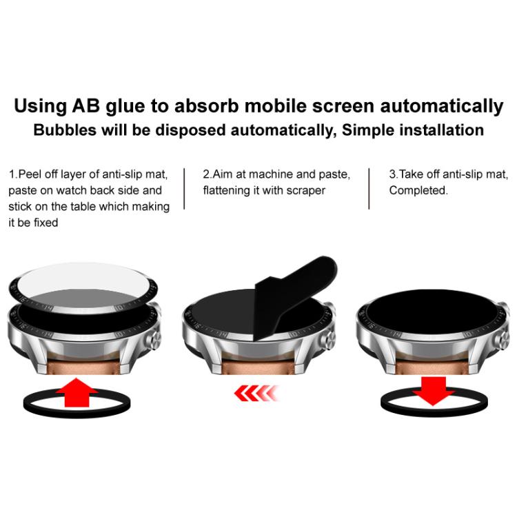 Pellicola protettiva per orologio IMAK Plexiglass HD, For vivo Watch GT 2, For vivo Watch 5
