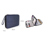 SM01 Multi-funzione Impermeabile Doppio Strato Cavo Dati Auricolare U Disco Accessori Digitali Borsa di Immagazzinaggio, Dimensioni: S, Size: S(Pink), Size: S(Black)