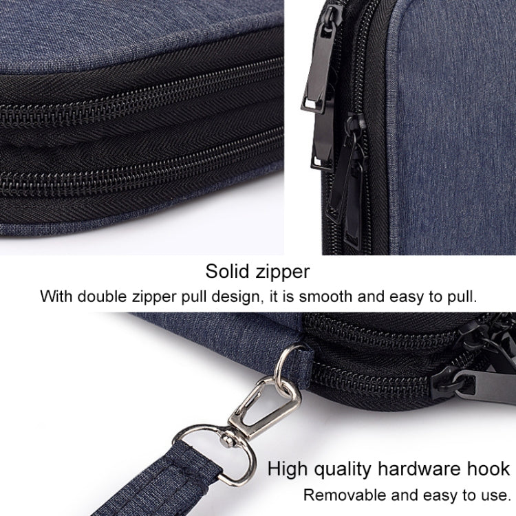SM01 Multi-funzione Impermeabile Doppio Strato Cavo Dati Auricolare U Disco Accessori Digitali Borsa di Immagazzinaggio, Dimensioni: S, Size: S(Pink), Size: S(Black)