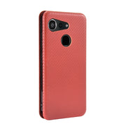 Struttura in fibra di carbonio Flip orizzontale magnetico Custodia in pelle TPU + PC + PU con slot per schede, For Kyocera Android One S6, For Kyocera Gratina KYV48, For Ulefone Note 9P, For Sharp Aquos Zero 5G Basic