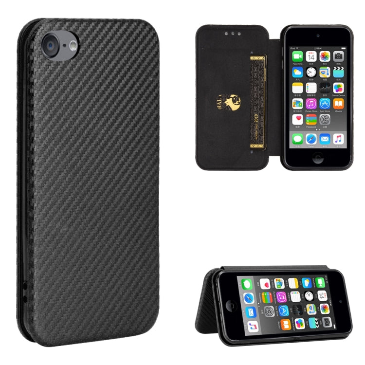 Custodia portafoglio magnetica in fibra di carbonio per smartphon