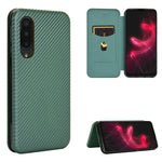 Custodia portafoglio magnetica in fibra di carbonio per smartphon