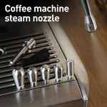 Montalatte in acciaio inox per macchina da caffè con ugello a vapore, For Barsetto, 3-hole, For Barsetto, 4-hole, For Delonghi 9 Serie, Single-hole, For Delonghi 9 Serie, 3-hole, For Delonghi Stainless Steel, For Gemilai, 3-hole, For Gaggia, 3-hole