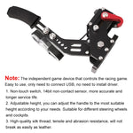 Auto Universale USB Drift Orizzontale Rally Racing Leva del Freno A Mano Periferiche di Gioco Professionali per Giochi di Corse G25/27/29 T500, HB031-BK