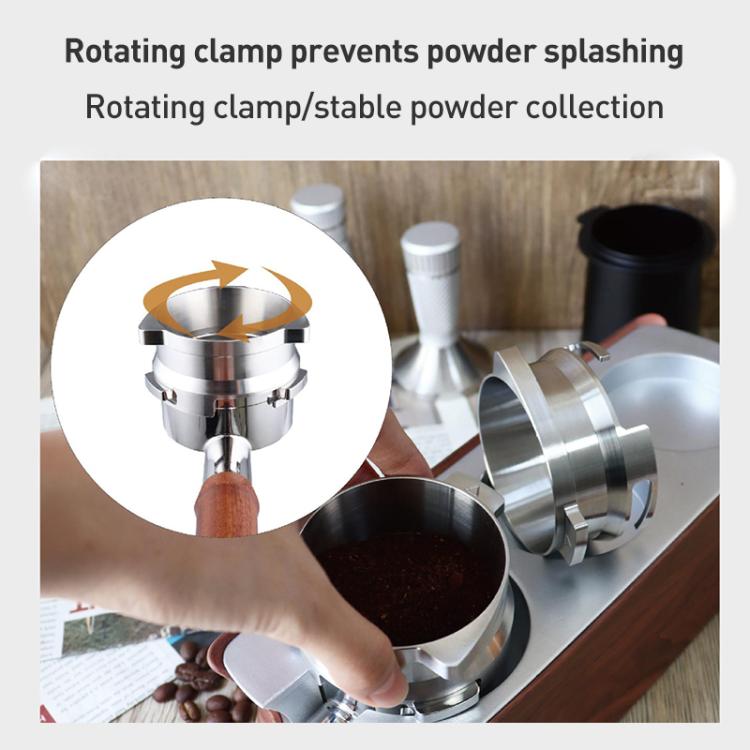 Anello dosatore a imbuto da 54 mm in acciaio inossidabile per caffè in polvere, compatibile con Breville serie 8., For Breville 8 Series Powder Dispenser
