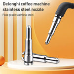 Ugello a innesto rapido A3 in acciaio inox per macchina da caffè DeLonghi, lancia vapore