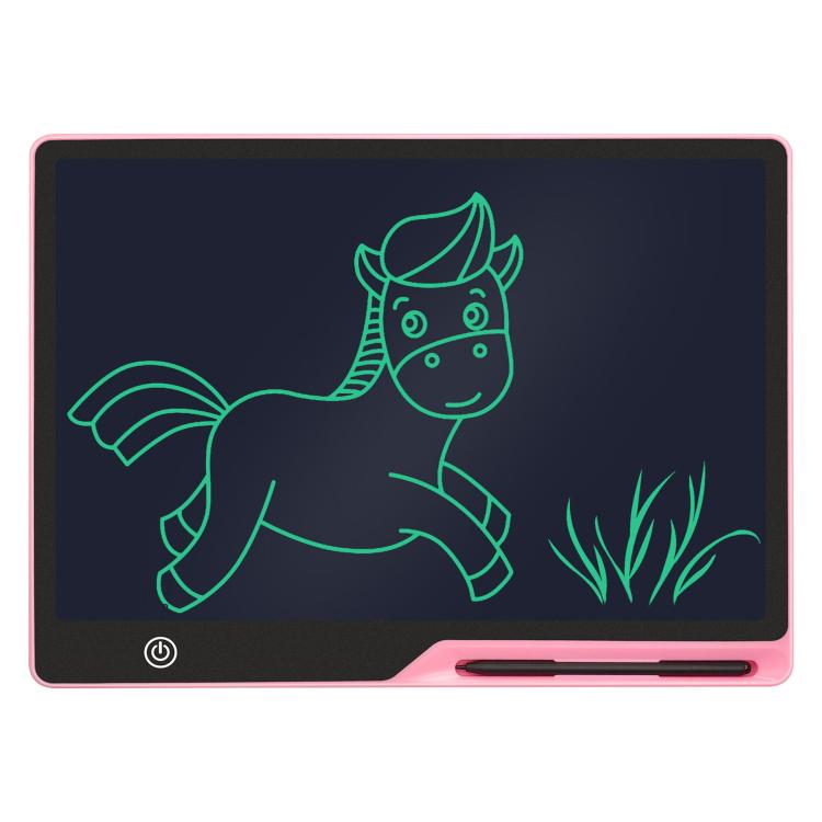 Tavoletta grafica LCD ricaricabile da 16 pollici per bambini, ideale per disegnare e scrivere., Pink / Green Writing, Black / Green Writing, Pink / Color Writing, Black / Color Writing, Blue / Color Writing