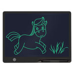 Tavoletta grafica LCD ricaricabile da 16 pollici per bambini, ideale per disegnare e scrivere., Pink / Green Writing, Black / Green Writing, Pink / Color Writing, Black / Color Writing, Blue / Color Writing