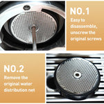 Filtro doccia in acciaio inox per macchine da caffè espresso Breville 980/990, For Breville 980 / 990
