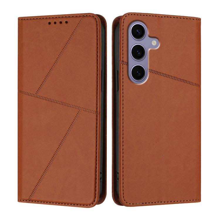 Robusta custodia a libro in pelle satinata con chiusura magnetica., For Samsung Galaxy S25 5G / S24 5G, For Samsung Galaxy S25+ 5G / S24+ 5G, For Samsung Galaxy S25 Ultra 5G