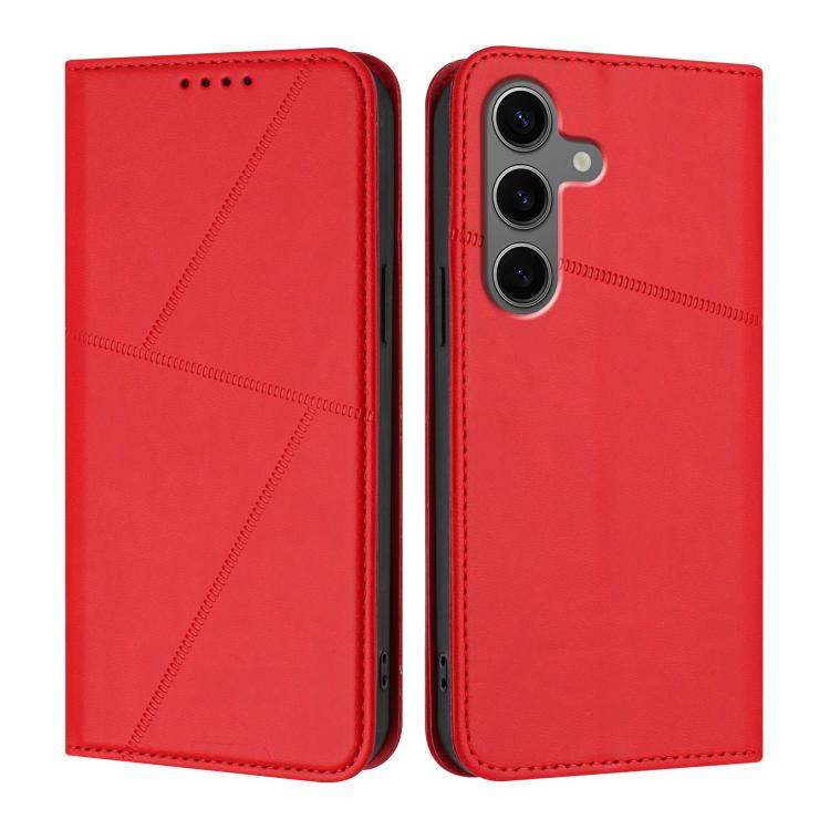 Robusta custodia a libro in pelle satinata con chiusura magnetica., For Samsung Galaxy S25 5G / S24 5G, For Samsung Galaxy S25+ 5G / S24+ 5G, For Samsung Galaxy S25 Ultra 5G