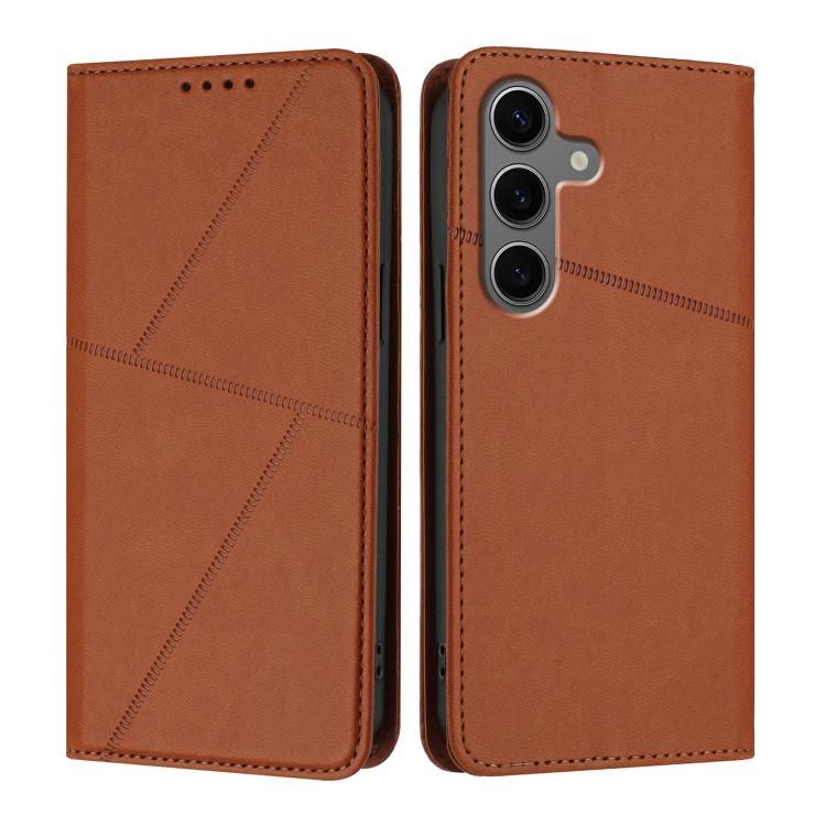 Robusta custodia a libro in pelle satinata con chiusura magnetica., For Samsung Galaxy S25 5G / S24 5G, For Samsung Galaxy S25+ 5G / S24+ 5G, For Samsung Galaxy S25 Ultra 5G
