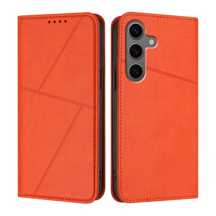 Robusta custodia a libro in pelle satinata con chiusura magnetica., For Samsung Galaxy S25 5G / S24 5G, For Samsung Galaxy S25+ 5G / S24+ 5G, For Samsung Galaxy S25 Ultra 5G