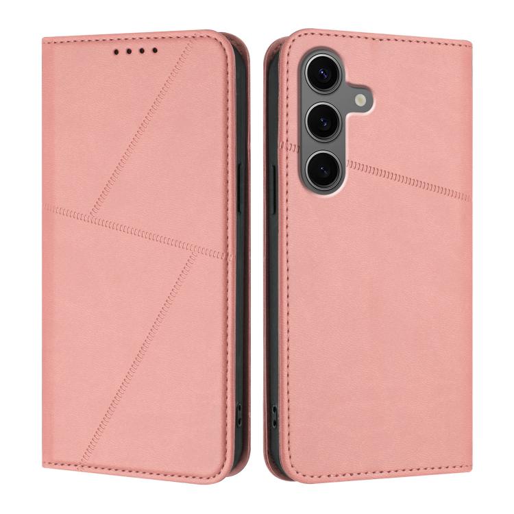 Robusta custodia a libro in pelle satinata con chiusura magnetica., For Samsung Galaxy S25 5G / S24 5G, For Samsung Galaxy S25+ 5G / S24+ 5G, For Samsung Galaxy S25 Ultra 5G