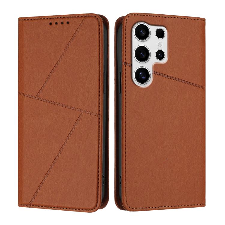 Robusta custodia a libro in pelle satinata con chiusura magnetica., For Samsung Galaxy S25 5G / S24 5G, For Samsung Galaxy S25+ 5G / S24+ 5G, For Samsung Galaxy S25 Ultra 5G
