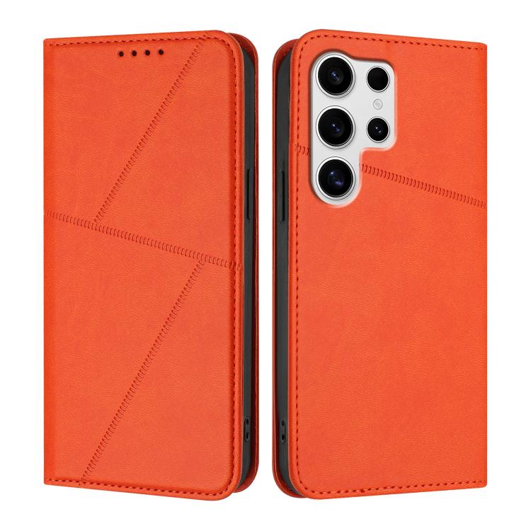 Robusta custodia a libro in pelle satinata con chiusura magnetica., For Samsung Galaxy S25 5G / S24 5G, For Samsung Galaxy S25+ 5G / S24+ 5G, For Samsung Galaxy S25 Ultra 5G