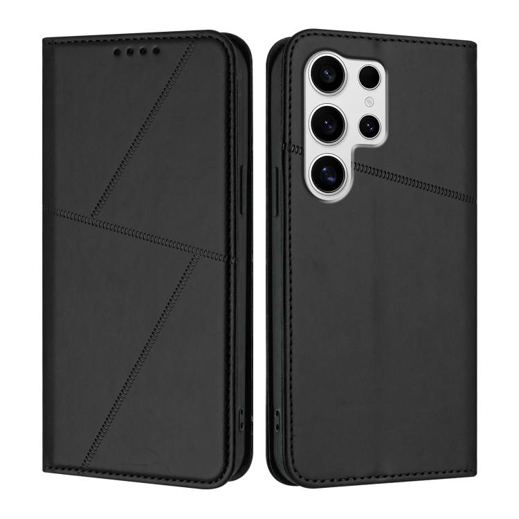 Robusta custodia a libro in pelle satinata con chiusura magnetica., For Samsung Galaxy S25 5G / S24 5G, For Samsung Galaxy S25+ 5G / S24+ 5G, For Samsung Galaxy S25 Ultra 5G