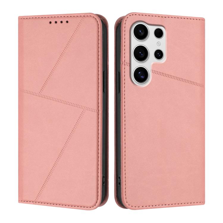 Robusta custodia a libro in pelle satinata con chiusura magnetica., For Samsung Galaxy S25 5G / S24 5G, For Samsung Galaxy S25+ 5G / S24+ 5G, For Samsung Galaxy S25 Ultra 5G