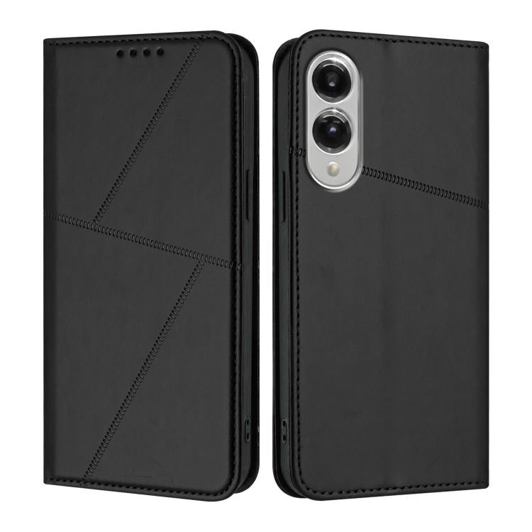 Robusta custodia a libro in pelle satinata con chiusura magnetica., For Samsung Galaxy S26 5G, For Samsung Galaxy S25 FE 5G, For Samsung Galaxy S25 Edge 5G