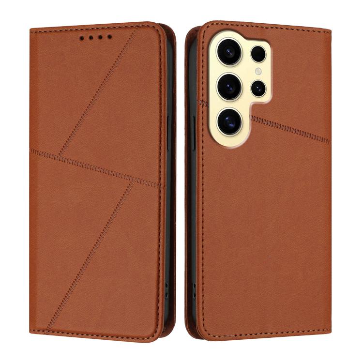 Robusta custodia a libro in pelle satinata con chiusura magnetica., For Samsung Galaxy S24 FE 5G, For Samsung Galaxy S24 Ultra 5G, For Samsung Galaxy S23 FE 5G