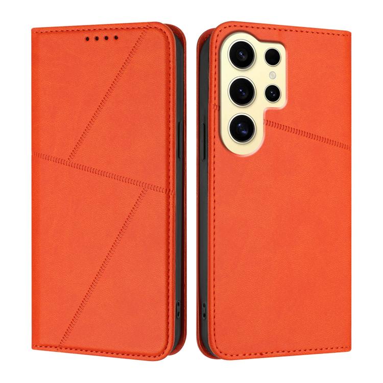 Robusta custodia a libro in pelle satinata con chiusura magnetica., For Samsung Galaxy S24 FE 5G, For Samsung Galaxy S24 Ultra 5G, For Samsung Galaxy S23 FE 5G