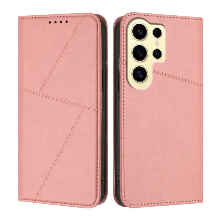 Robusta custodia a libro in pelle satinata con chiusura magnetica., For Samsung Galaxy S24 FE 5G, For Samsung Galaxy S24 Ultra 5G, For Samsung Galaxy S23 FE 5G