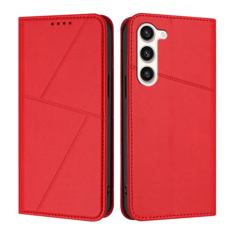 Robusta custodia a libro in pelle satinata con chiusura magnetica., For Samsung Galaxy S23 Ultra 5G, For Samsung Galaxy S23+ 5G, For Samsung Galaxy S23 5G
